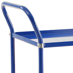 3 Tier Multi Shelf Trolley - Blue-Hammerox Industrial