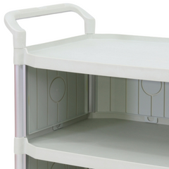 3 Tier Service Trolley with Side Panels-Hammerox Industrial