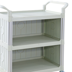 3 Tier Service Trolley with Side Panels-Hammerox Industrial