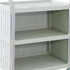 3 Tier Service Trolley with Side Panels-Hammerox Industrial