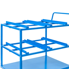 3 Tier Steel Multi Tub Trolley-Hammerox Industrial