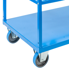 3 Tier Steel Multi Tub Trolley-Hammerox Industrial