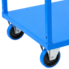 3 Tier Steel Tub Trolley Kit with 8 No.4D Black Tubs-Hammerox Industrial