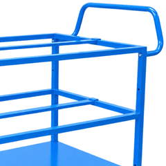 3 Tier Steel Tub Trolley Kit with 8 No.4D Black Tubs-Hammerox Industrial