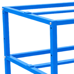 3 Tier Steel Tub Trolley Kit with 8 No.4D Black Tubs-Hammerox Industrial