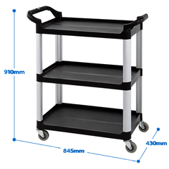 3 Tier Utility Cart-Hammerox Industrial