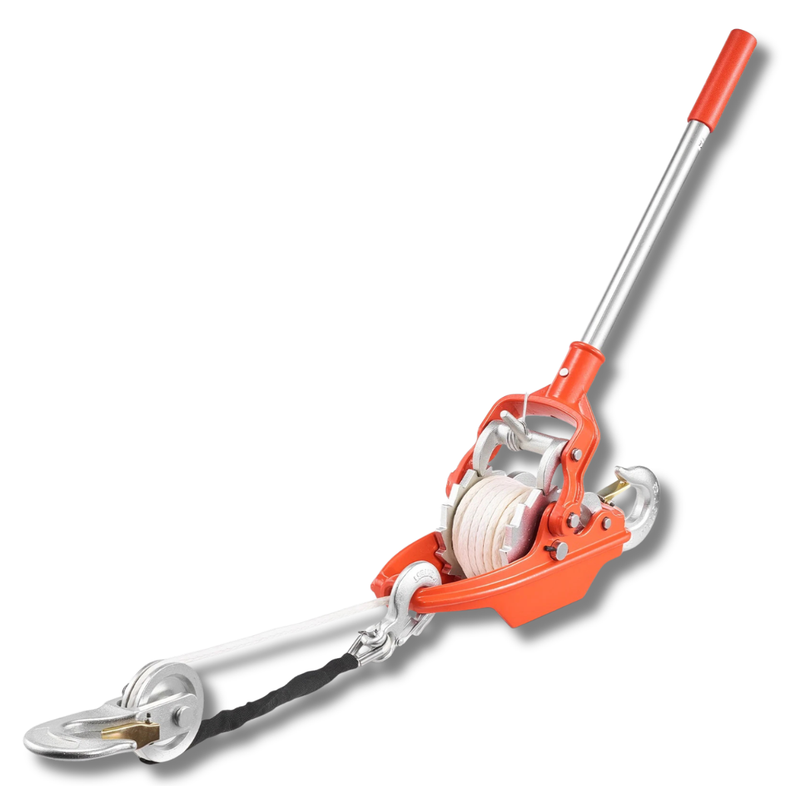 3 Ton Rope Puller Come Along Winch 10.7m-Hammerox Industrial
