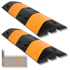 3.3ft Modular Rubber Speed Bump Set