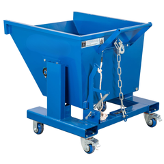 300L Blue Forklift Waste Tipping Bin-Hammerox Industrial