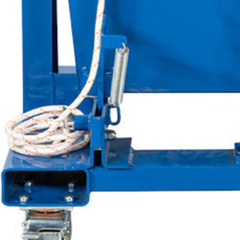 300L Blue Forklift Waste Tipping Bin-Hammerox Industrial