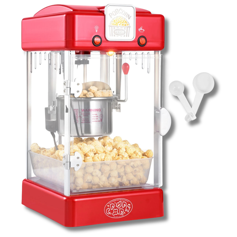 300W 2.5oz Popcorn Machine Tabletop - Red
