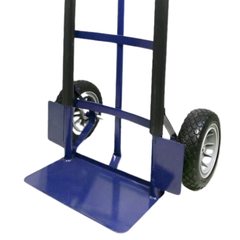300kg Heavy Duty Platform Hand Trolley - Blue-Hammerox Industrial