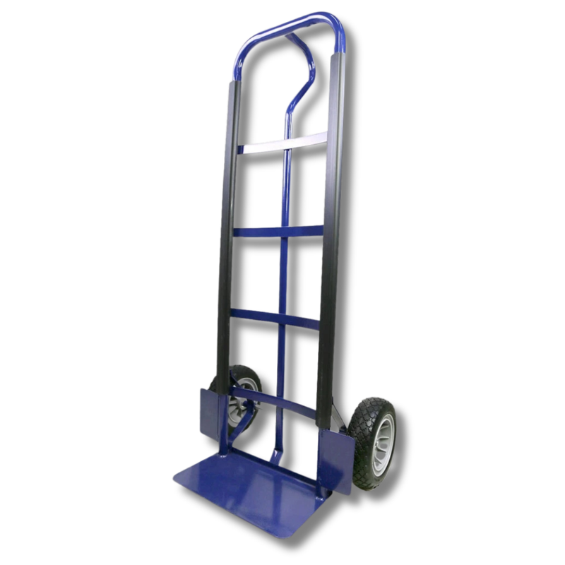300kg Heavy Duty Platform Hand Trolley - Blue-Hammerox Industrial