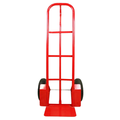300kg Heavy Duty Platform Hand Trolley - Red-Hammerox Industrial