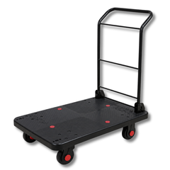 300kg Industrial Platform Trolley with Extra Long Handle-Hammerox Industrial