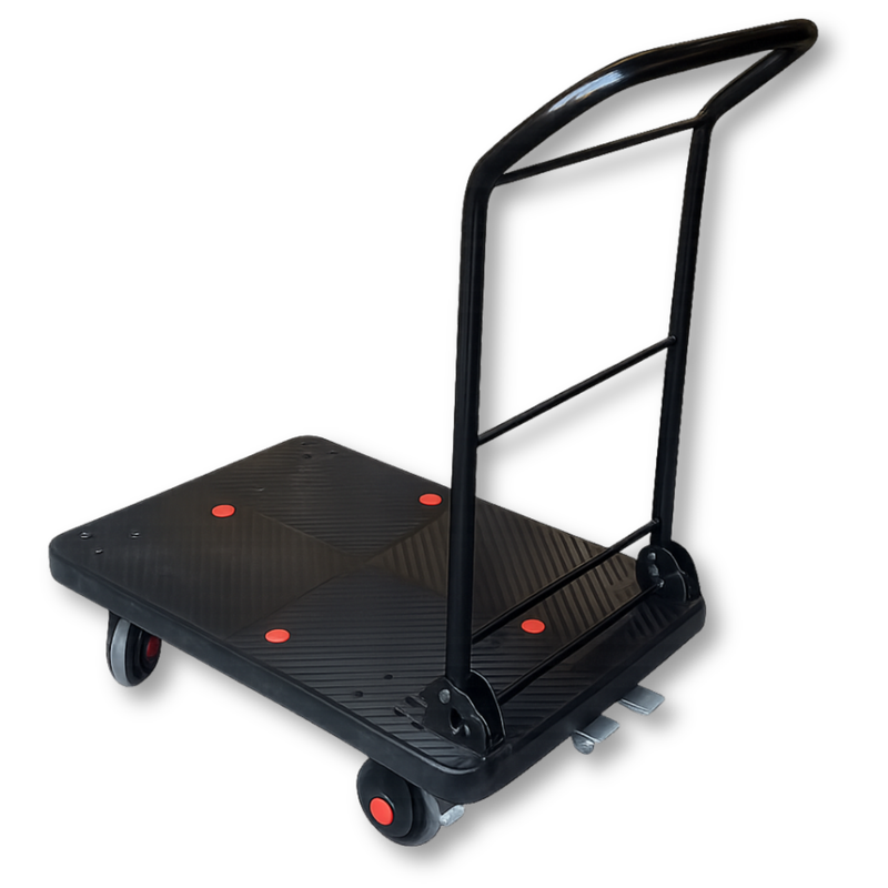 300kg Industrial Platform Trolley with Silent Wheels-Hammerox Industrial