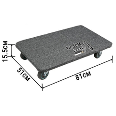 300kg Wooden Furniture Dolly 815x510mm-Hammerox Industrial