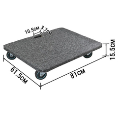 300kg Wooden Furniture Dolly 815x615mm-Hammerox Industrial