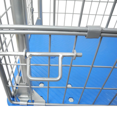 300kg Industrial Cage Platform Trolley with Mesh Sides