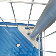 300kg Industrial Cage Platform Trolley with Mesh Sides