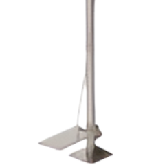 304 Stainless Steel Emergency Safety Shower with Single Nozzle Eyewash Bowl & Foot Treadle