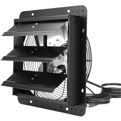 305mm Wall Mount Shutter Exhaust Fan Remote Control