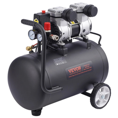 30L 1.0HP 90PSI Oil Free Air Compressor Ultra Quiet