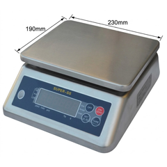30kg Stainless Steel Waterproof Scale 5g Increments-Hammerox Industrial