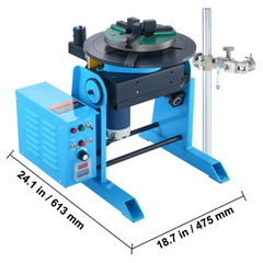 30kg Rotary Welding Positioner 0-90° 1-12RPM