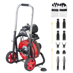 30m x 10.5mm Electric Drain Cleaner Machine-Hammerox Industrial