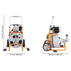 30m x 1/2" Electric Drain Cleaner Machine
