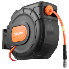 30m x 9.5mm Retractable Air Hose Reel PVC Hose 300PSI