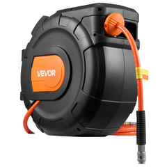 30m x 9.5mm Retractable Air Hose Reel PVC Hose 300PSI