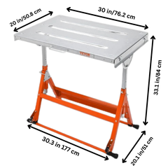 30x20" Welding Table 400lb Capacity