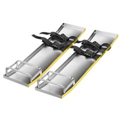 30x8" Concrete Knee Boards Stainless Steel - Pair