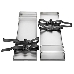 30x8" Concrete Knee Boards Stainless Steel - Pair