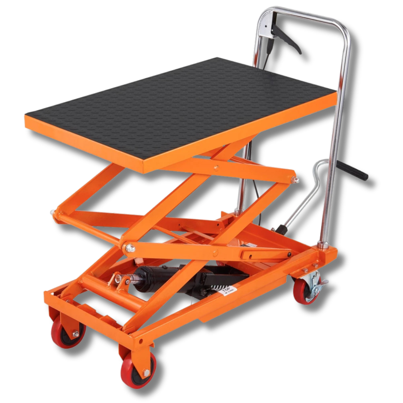 330lb Manual Double Scissor Lift Table Cart-Hammerox Industrial