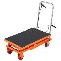 330lb Manual Double Scissor Lift Table Cart