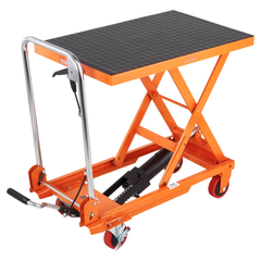 330lb Manual Single Scissor Lift Table Cart