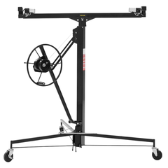 3353mm Plasterboard Lift 68kg Sheet Hoist with Wheels - Black-Hammerox Industrial