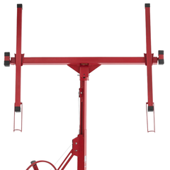 3353mm Plasterboard Lift 68kg Sheet Hoist with Wheels - Red