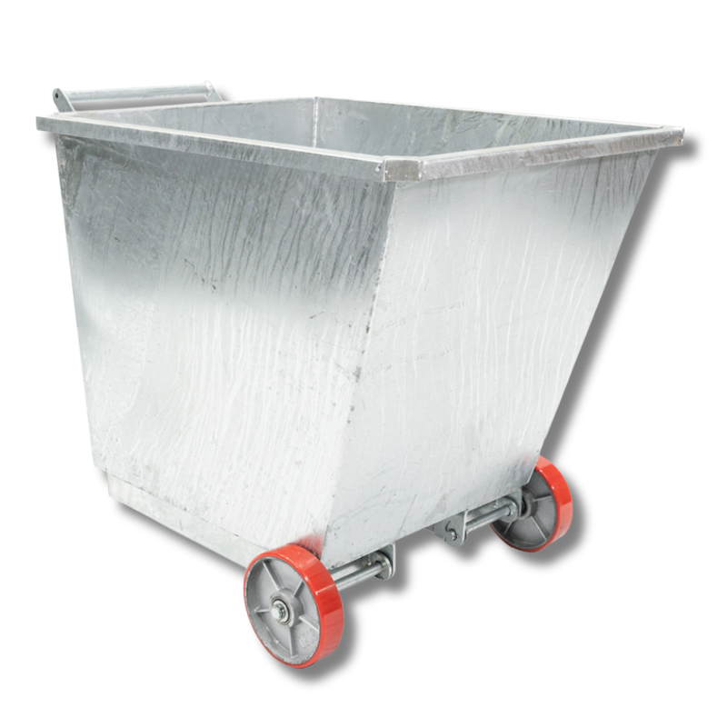 350L Hot Dip Galvanised Forklift Waste Bin-Hammerox Industrial