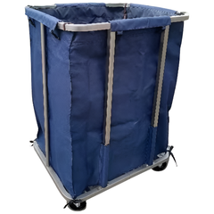 350L Spring Loaded Linen Housekeeping Trolley-Hammerox Industrial