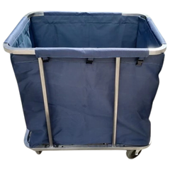 350L Spring Loaded Linen Housekeeping Trolley-Hammerox Industrial