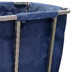 350L Spring Loaded Linen Housekeeping Trolley-Hammerox Industrial