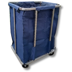 350L Spring Loaded Linen Housekeeping Trolley-Hammerox Industrial