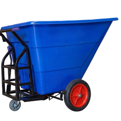 350L Tipping Waste Collection Trolley-Hammerox Industrial