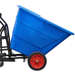350L Tipping Waste Collection Trolley-Hammerox Industrial