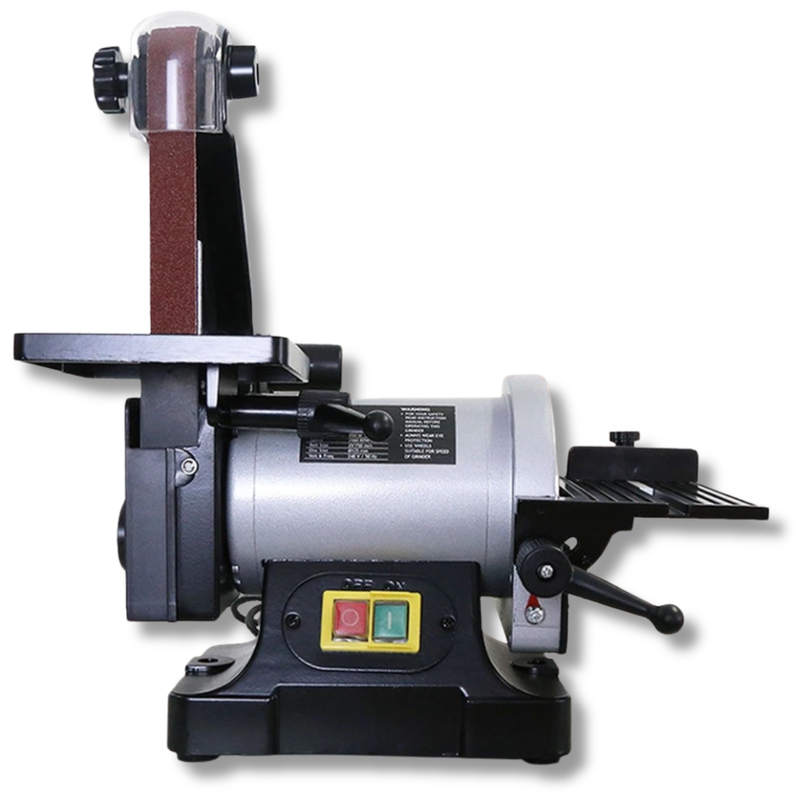 350W Vertical Belt & Disc Sander Combo 25mm Belt 125mm Disc-Hammerox Industrial