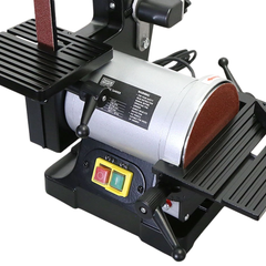 350W Vertical Belt & Disc Sander Combo 25mm Belt 125mm Disc